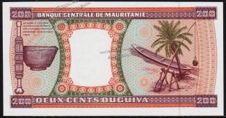 Банкнота Мавритания 200 угйя 1989 года. P.5с - UNC - Банкнота Мавритания 200 угйя 1989 года. P.5с - UNC