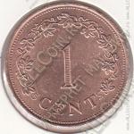 20-70 Мальта 1 цент 1977г. КМ # 8 бронза 7,15гр. 25,9мм