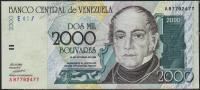 Венесуэла 2000 боливаров 1998г. P.80 UNC