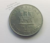 Монета Гибралтар 1 крона 1969 года. КМ#4 UNC (4-6)