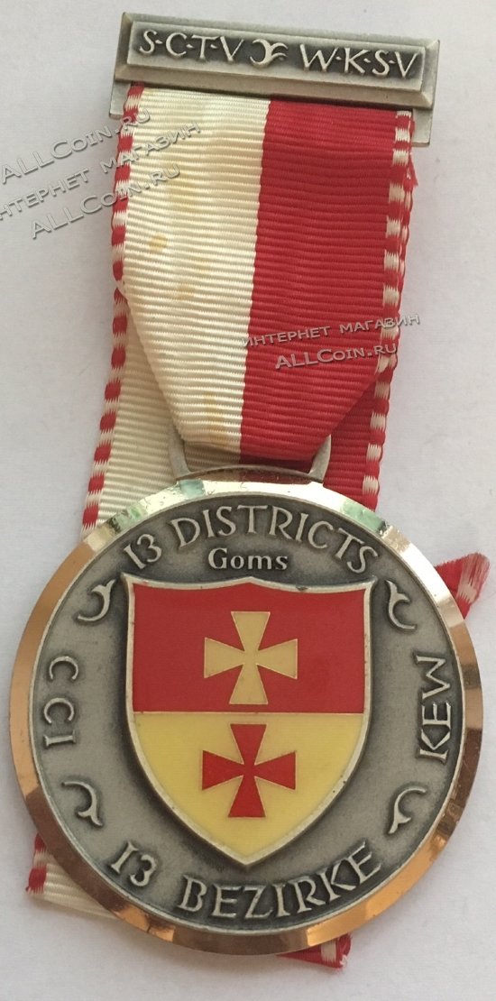 #160 Швейцария спорт Медаль Знаки  