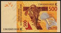 Сенегал 500 франков 2012(13г.) P.NEW - UNC