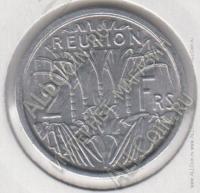 арт436 Реюньён (Фр. Колония) 2 франка 1948г. КМ#8 UNC Алюминий 27мм.
