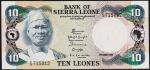 Сьерра-Леоне 10 леоне 04.08.1984г. P.8с -  UNC