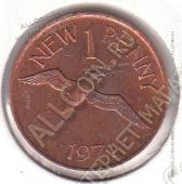 4-114 Гернси 1 новый пенни 1971 г. KM# 21 Бронза 3,55 гр. 20,3 мм.  - 4-114 Гернси 1 новый пенни 1971 г. KM# 21 Бронза 3,55 гр. 20,3 мм. 