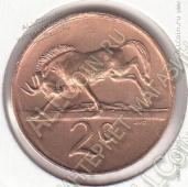 19-86 Южная Африка 2 цента 1976г. КМ # 92 бронза 4,0гр. 22,45мм - 19-86 Южная Африка 2 цента 1976г. КМ # 92 бронза 4,0гр. 22,45мм