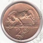 19-86 Южная Африка 2 цента 1976г. КМ # 92 бронза 4,0гр. 22,45мм