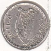 34-84 Ирландия 6 пенсов 1942г. КМ # 13а медно-никелевая 4,54гр. 20,8мм - 34-84 Ирландия 6 пенсов 1942г. КМ # 13а медно-никелевая 4,54гр. 20,8мм