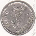 34-84 Ирландия 6 пенсов 1942г. КМ # 13а медно-никелевая 4,54гр. 20,8мм