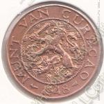 30-118 Кюрасао 2 1/2 цента 1948г. КМ # 42 бронза 4,0гр. 23,4мм