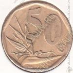 29-169 Южная Африка 50 центов 1996г. КМ # 163 сталь покрытая бронзой 5,0гр. 22мм