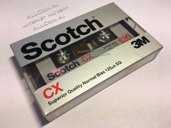 Аудио Кассета SCOTCH CX 120  / Южная Корея / Новая. Запечатанная. Из Блока.
