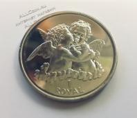 Монета Гибралтар 1 роял 1998 года. КМ#753 UNC (4-20) - Монета Гибралтар 1 роял 1998 года. КМ#753 UNC (4-20)
