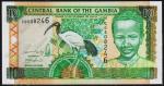 Банкнота Гамбия 10 даласи 2001 года. P.21а - UNC