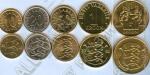 Эстония набор 5 монет 1999-08г. (арт362)