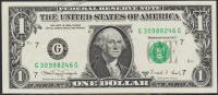 США 1 доллар 1988A Р.480в - UNC "G" G-G