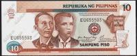 Филиппины 10 песо 2001г. P.187i - UNC