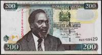 Кения 200 шиллингов 2008г. P.49c - UNC