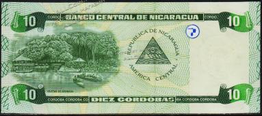 Никарагуа 10 кордоба 2002г. Р.191 UNC - Никарагуа 10 кордоба 2002г. Р.191 UNC