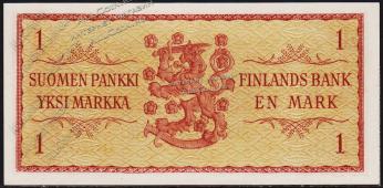 Финляндия 1 марка 1963г. P.98(8) - UNC - Финляндия 1 марка 1963г. P.98(8) - UNC