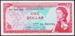 Восточные Карибы 1 доллар 1965г. P.13a - VF+