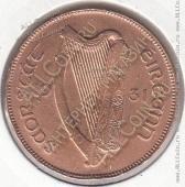 8-71 Ирландия 1 пенни 1931г. КМ # 3 бронза 9,45гр. 30,9мм - 8-71 Ирландия 1 пенни 1931г. КМ # 3 бронза 9,45гр. 30,9мм