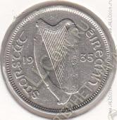 34-86 Ирландия 6 пенсов 1935г. КМ # 5 никель 4,54гр. 20,8мм - 34-86 Ирландия 6 пенсов 1935г. КМ # 5 никель 4,54гр. 20,8мм
