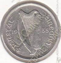 34-86 Ирландия 6 пенсов 1935г. КМ # 5 никель 4,54гр. 20,8мм