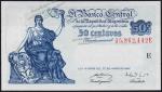 Аргентина 50 центаво 1948-50г. P.256(2) - UNC