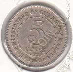 29-10 Малайя 5 центов 1950г. КМ # 7 медно-никелевая 1,41гр. 16 мм 