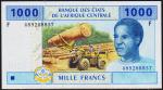 Экваториальная Гвинея 1000 франков 2002г. P.507F - UNC
