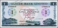 Банкнота Ирландия Северная 1 фунт 1966 года. P.321 UNC