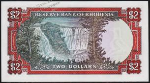 Родезия 2 долларa 1979г. Р.39в - UNC - Родезия 2 долларa 1979г. Р.39в - UNC