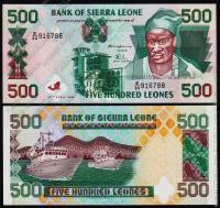 Сьерра-Леоне 500 леоне 1995г. P.23a - UNC