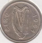 15-14 Ирландия 6 пенсов 1964г. 