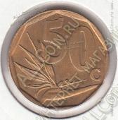 15-57 Южная Африка 50 центов 1996г. КМ # 163 UNC сталь покрытая бронзой 5,0гр. 22мм - 15-57 Южная Африка 50 центов 1996г. КМ # 163 UNC сталь покрытая бронзой 5,0гр. 22мм