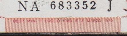 Италия 5000 лир 1980г. P.105в(1) - АUNC - Италия 5000 лир 1980г. P.105в(1) - АUNC