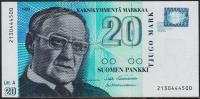Финляндия 20 марок 1993(97г.) P.123(3) - UNC