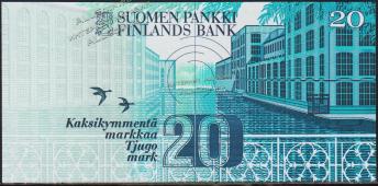 Финляндия 20 марок 1993(97г.) P.123(3) - UNC - Финляндия 20 марок 1993(97г.) P.123(3) - UNC