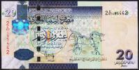 Ливия 20 динар 2009г. P.74 UNC