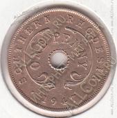9-137 Южная Родезия 1 пенни 1947г. КМ # 8а бронза  - 9-137 Южная Родезия 1 пенни 1947г. КМ # 8а бронза 