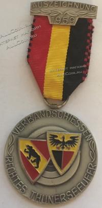 #164 Швейцария спорт Медаль Знаки 
