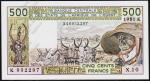 Сенегал 500 франков 1981г. P.706Ke - UNC