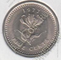 Родезия 5 центов 1977г. КМ#13 UNC (арт235)