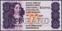 Южная Африка 5 рандов 1981-89г. Р.119c - UNC