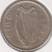 15-15 Ирландия 1 шиллинг 1955г.  - 15-15 Ирландия 1 шиллинг 1955г. 