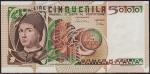 Банкнота Италия 5000 лир 1983 года. P.105с - UNC