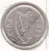 32-61 Ирландия 3 пенса 1946г. КМ # 12а медно-никелевая 3,24гр. 18мм - 32-61 Ирландия 3 пенса 1946г. КМ # 12а медно-никелевая 3,24гр. 18мм