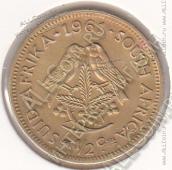 30-31 Южная Африка 1/2 цента 1961г КМ # 56 латунь 5,6гр. - 30-31 Южная Африка 1/2 цента 1961г КМ # 56 латунь 5,6гр.