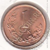29-112 Албания 1 лек 1996г. КМ # 75 бронза 3,0гр. 16,1мм